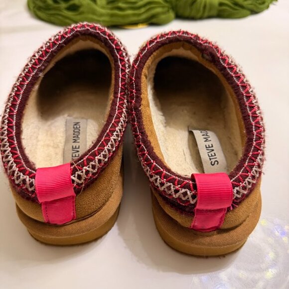 Cozy Faux Fur Lined Slippers Slip-On Shoes Steve Madden – Size 7.5 - Picture 6 of 9